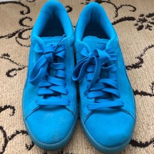 Puma blue sneakers